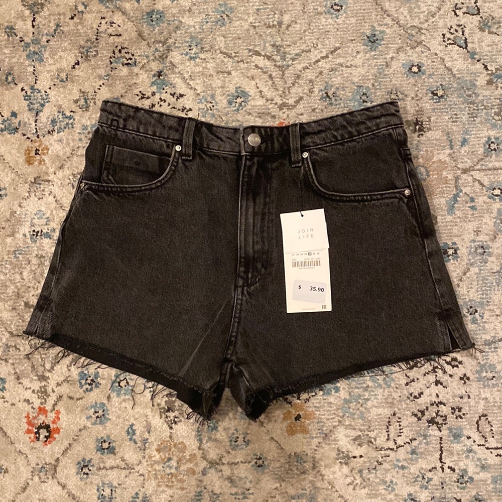 High rise shorts